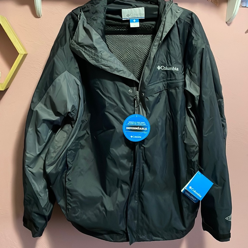 Columbia Omni-Tech waterproof lightweight jacket NWT Size XL
